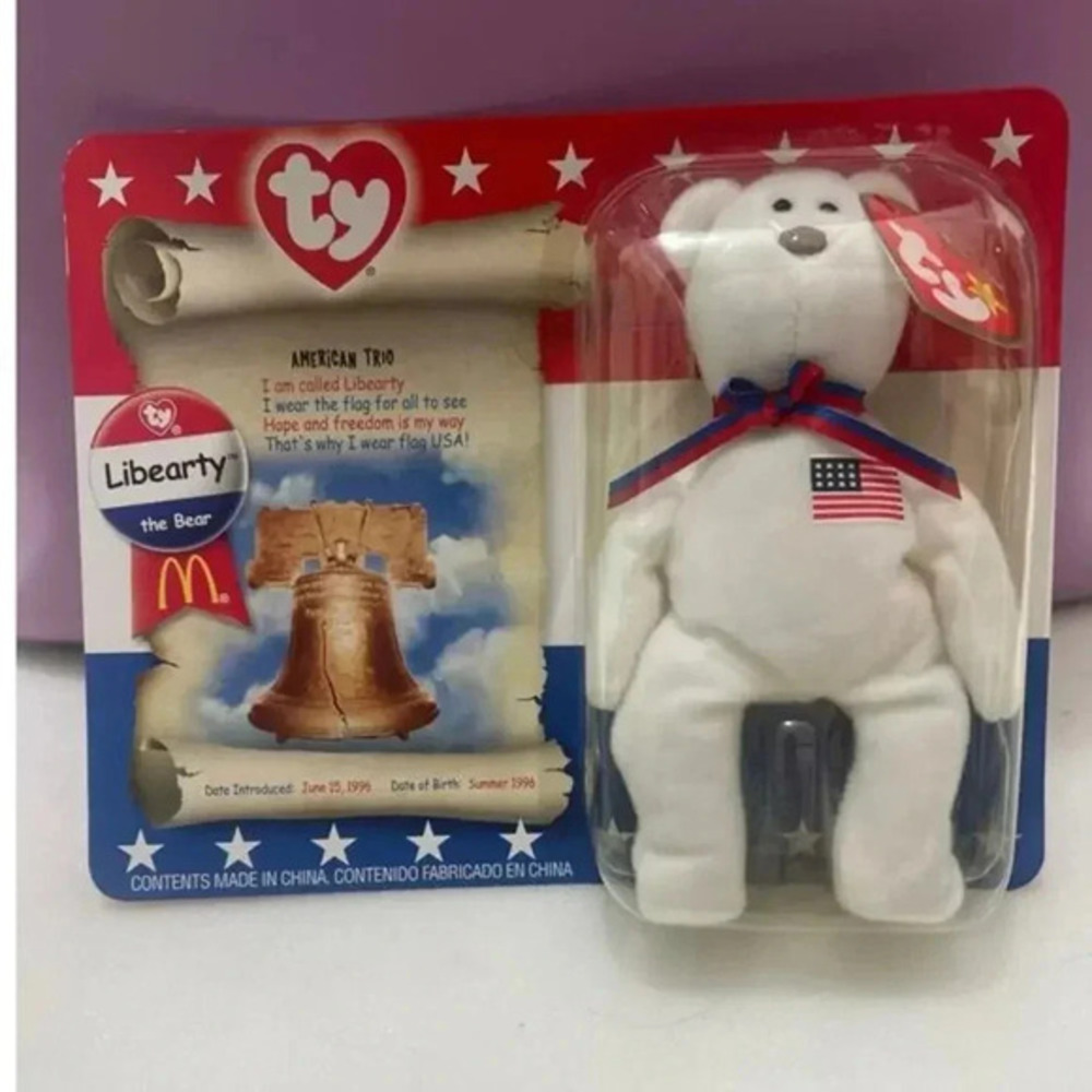 Liberty the bear beanie baby 1996